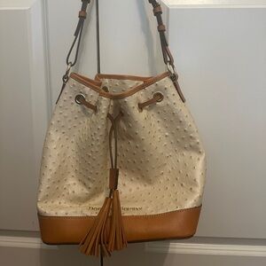 Ostrich Dooney & Bourke Cinch Purse